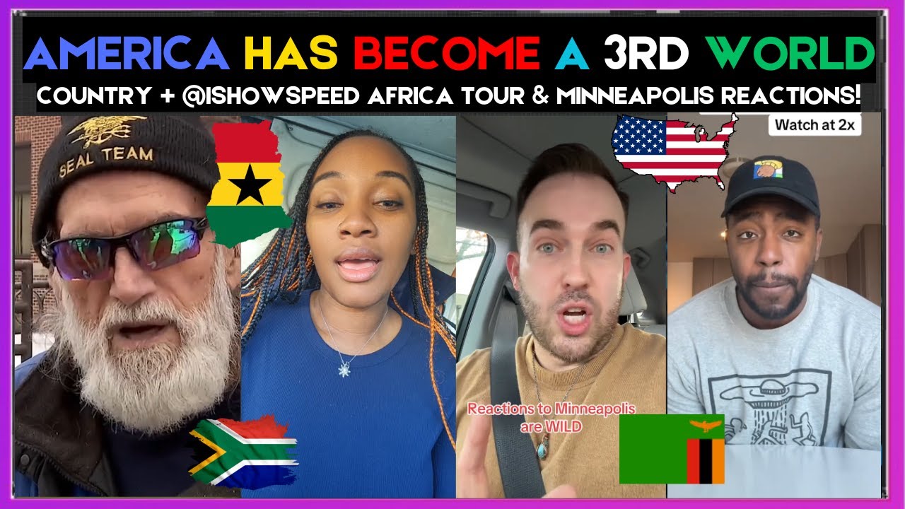 🇬🇭🇺🇸 AMERICA HAS BECOME A 3RD WORLD COUNTRY + @ISHOWSPEED AFRICA TOUR & MINNEAPOLIS | Kamma Dyn