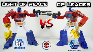 Famous Comparison: Magic Square MS-02 Light of Peace VS Transform Element TE-01 Op Leader (Optimus Prime) Wealth