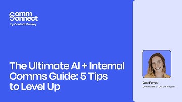 Why Comms Must Lead the AI Transformation — Gab Ferree | CommConnect25