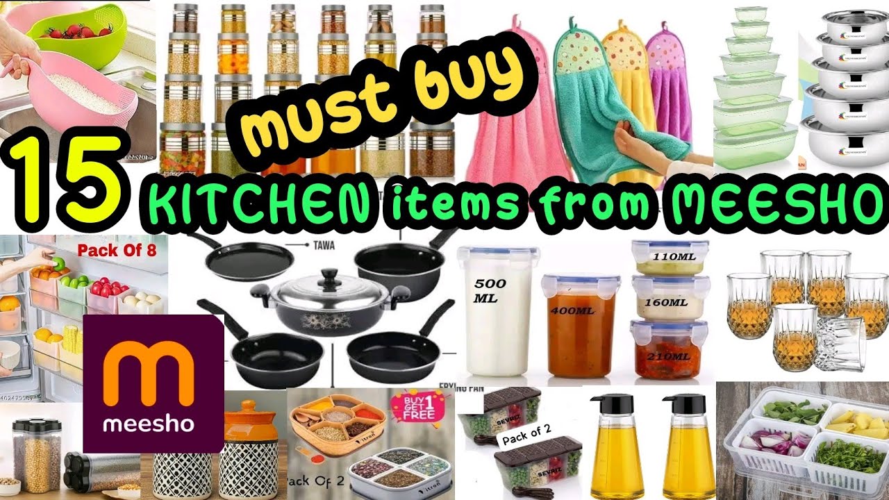 15 Meesho Kitchen Items You Must Have | Meesho Kitchen Finds | meesho haul latest