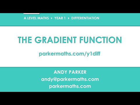 Y1 Differentiation » 2.1 The Gradient Function » Key Facts (A-Level Maths)