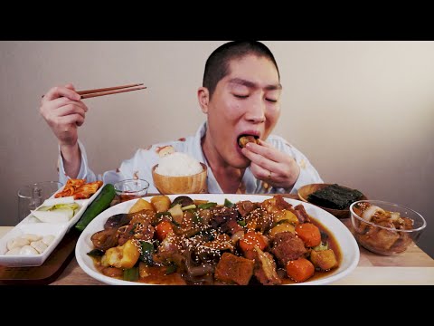 돼지갈비찜ㅣGalbi jjim(Braised pork ribs)ㅣMUKBANG ASMRㅣ소준식