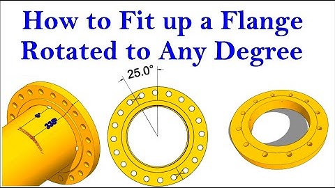 Pipe to flange fit up any degree. पाइप का शत कोईभी डिग्रीपे फ्लैंज कैसे लगाएंगे
