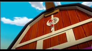 PAW Patrol: Marshall Gets Stuck on The Barn's Wall.