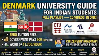 [Denmark Student Guide] India to Denmark : Study & Earn Get EU Passport | Denmark Buddy