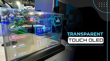 Transparent Touch OLED | Interactive Transparent LED Screen #transparenttouchled #transparenttouch