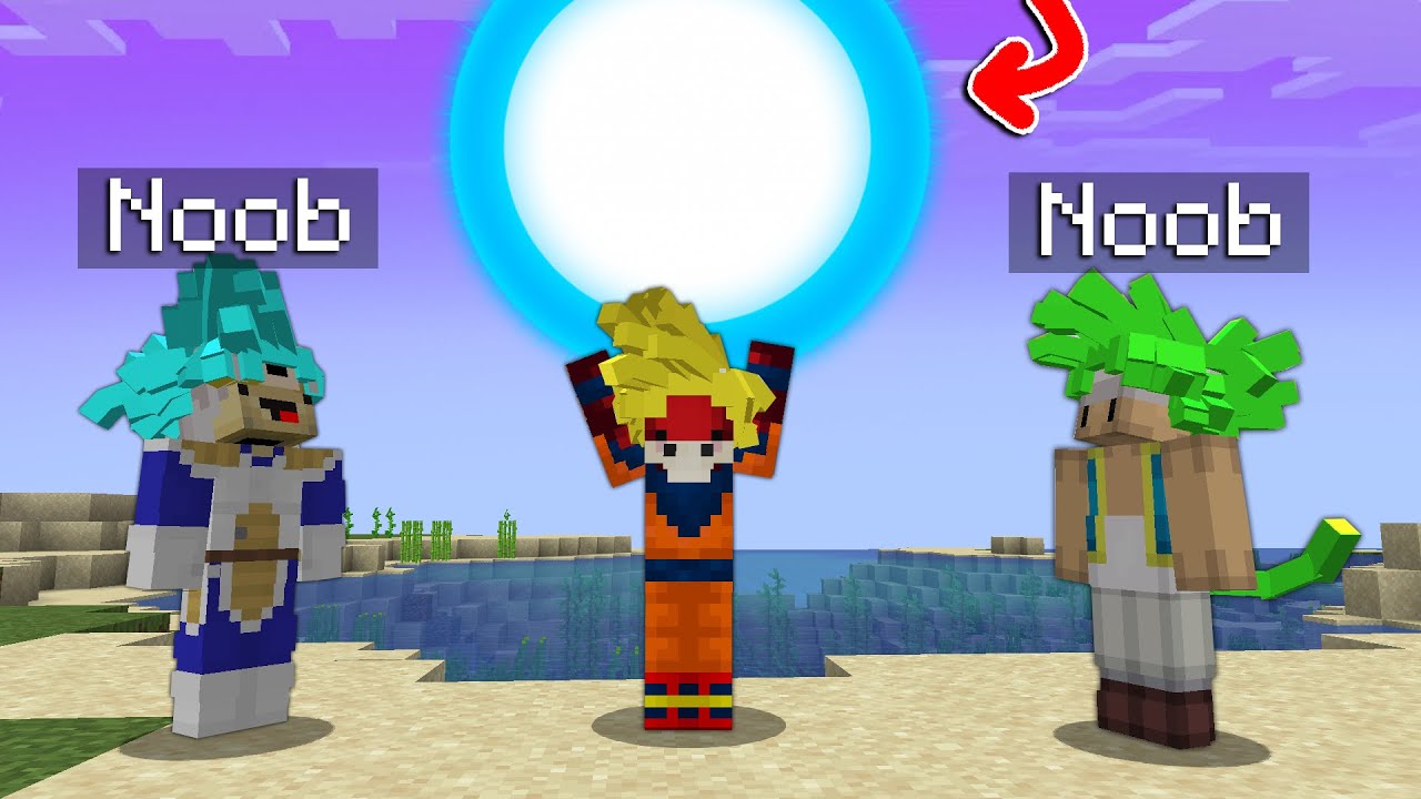 J'ai été enfermé dans l'univers de DRAGON BALL sur Minecraft