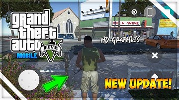 *NEW UPDATE* GTA V ANDROID /  MOBILE BETA BY UNITY ANDROID GAMEPLAY (FAN MADE)