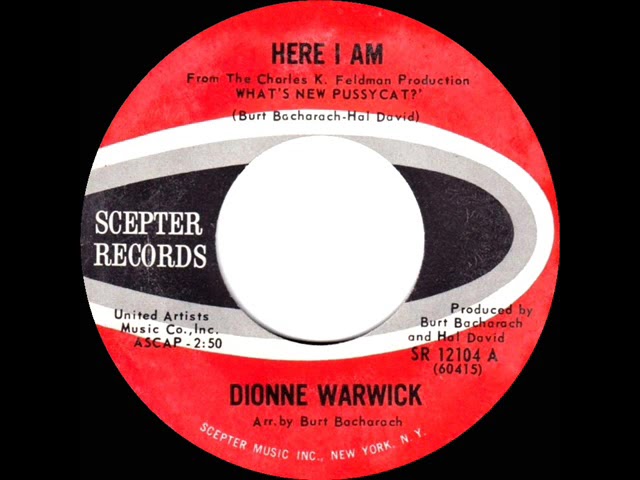 1965 Dionne Warwick - Here I Am (mono 45) - YouTube
