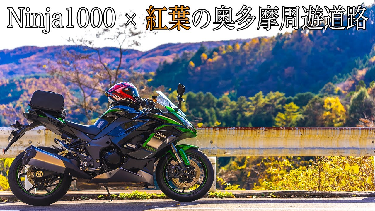 忍千で行く奥多摩周遊道路の紅葉ツーリング【Ninja1000 / モトブログ