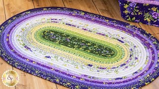 How to Make a Jelly Roll Rug | A Shabby Fabrics Sewing Tutorial