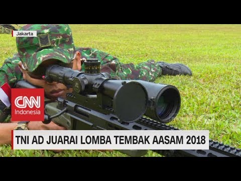 One Shot Two Kill! TNI AD Juara Lomba Tembak AASAM 2018