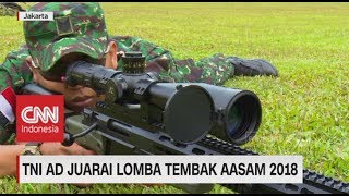 One Shot Two Kill! TNI AD Juara Lomba Tembak AASAM 2018