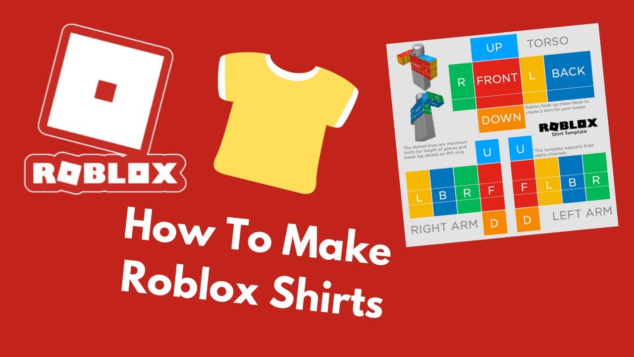 MY NEW MERCH! + How to make Roblox Shirts - YouTube
