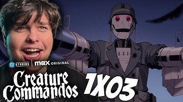 CREATURE COMMANDOS EPISODE 3 REACTION | 1X03 | Cheers To The Tin Man | DCU | JAMES GUNN