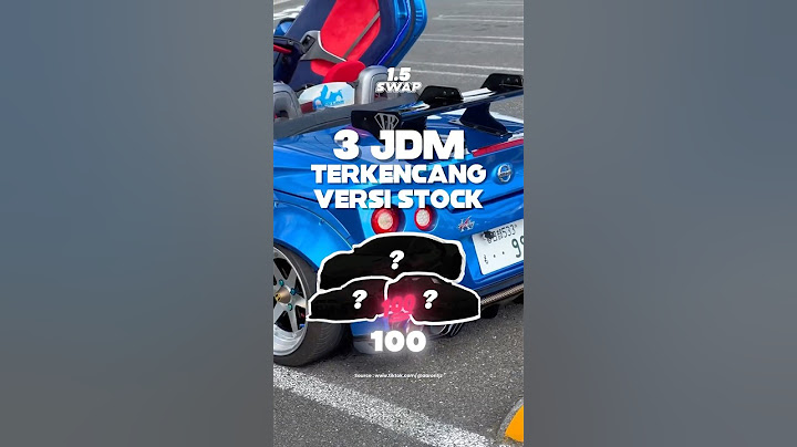 Ini 3 JDM Terkencang Sejak Lahir! 😱😱😱
