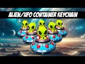 UFO/ALIEN Container keychain