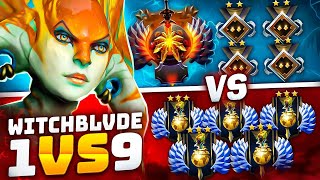 1vs9 | ЭТО СИМУЛЯТОР СКРЫТОГО ПУЛА?!?😱 (ft. witchblvde)