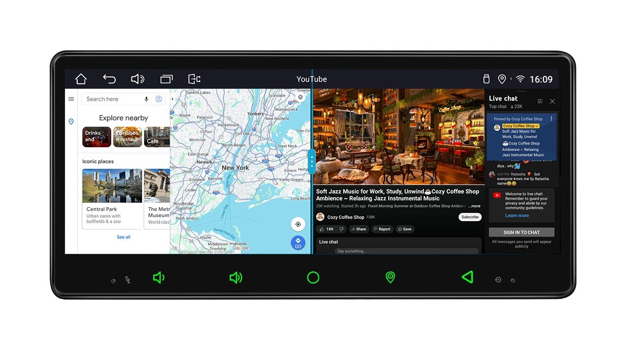 Dimensional Auto Display JOYING 8.9 inch Single Din Car Stereo's Dimension Display - YouTube