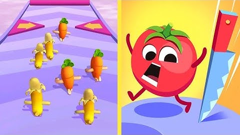 FRUIT RUSH 🧅🥔🍍 GAME ALL LEVELS iOS, Android GAMEPLAY WALKTHROUGH NEW UPDATE LEVEL FR10