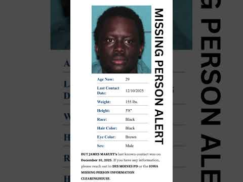 MISSING PERSON ALERT Help Find Dut James Makuet 