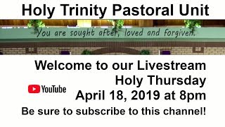 HTPU  Holy Thursday April 18, 2019