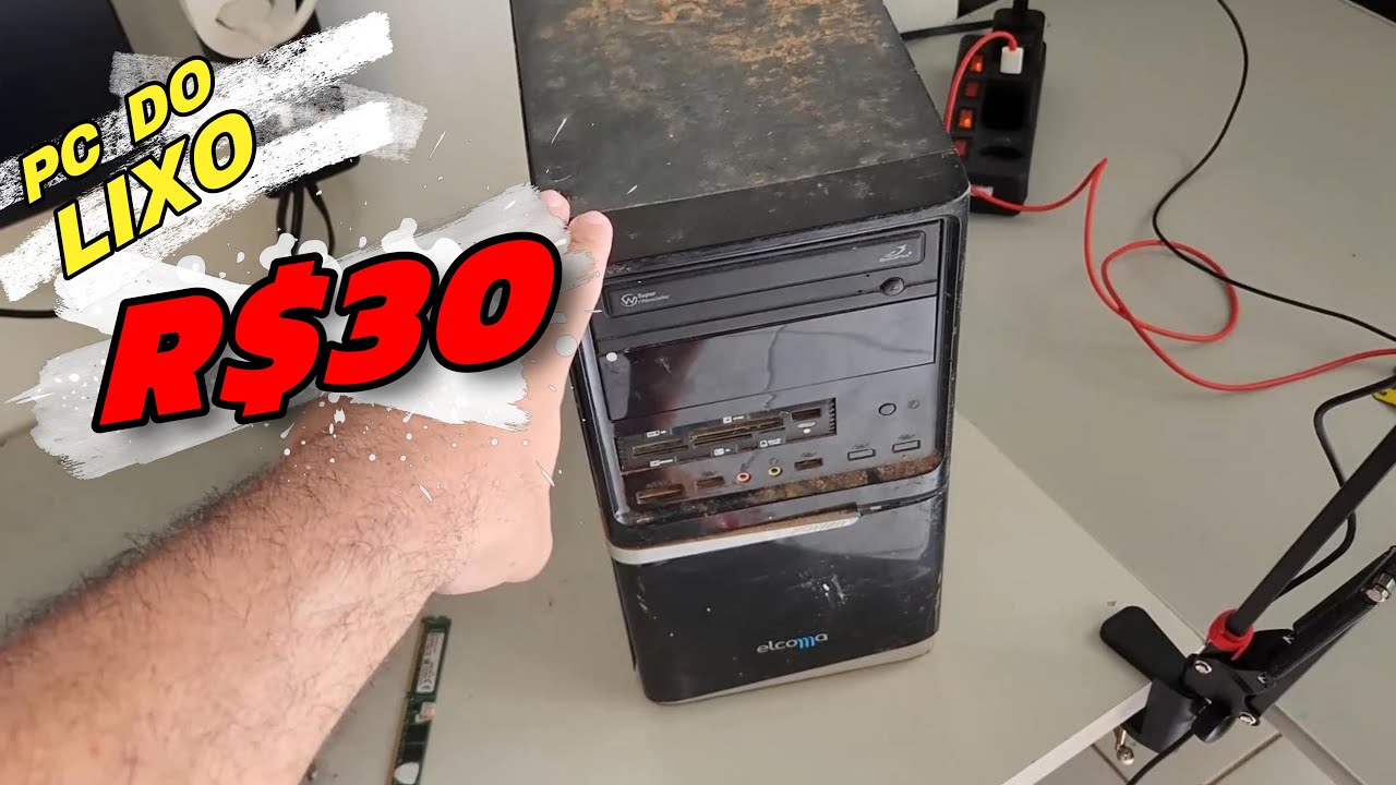 COMPREI UM PC LGA 775 DO LIXO POR R$30 NA CAÇADA DE PEÇAS
