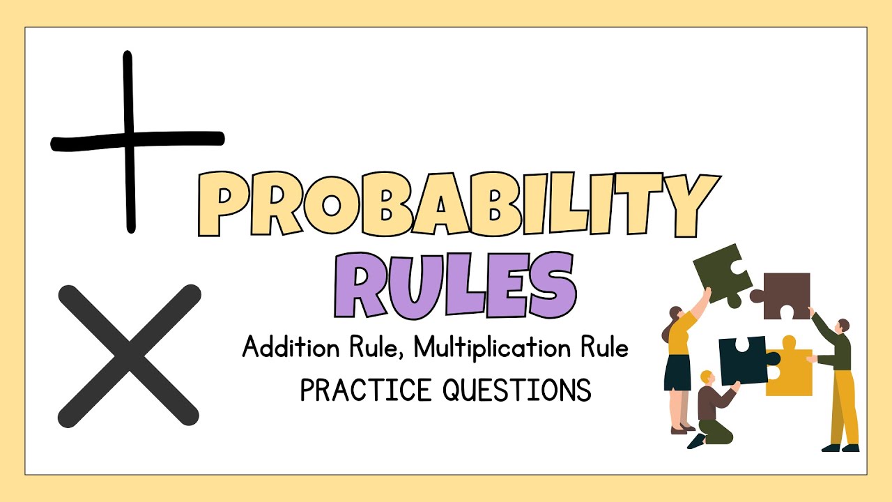 PROBABILITY LEC 2 | Addition Rule | Multiplication Rule | Detailed ...