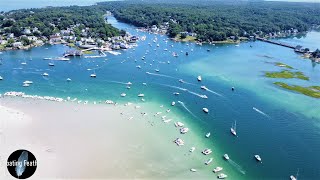 Aerial View of Gloucester, MA & Crane Estate