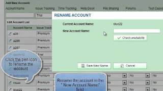 Rename Elementool Account