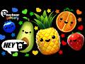 Hey Bear Sensory -Count 1-5!  - Dancing Fruit And Veggies! New Video! Mp3 Song