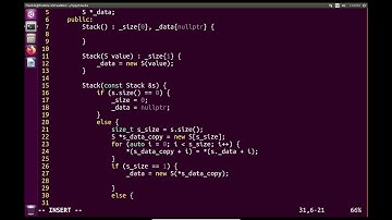 C++ Stacks: Part 1, constructors, destructor, getters