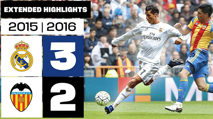REAL MADRID 3-2 VALENCIA CF 2015/16 | RESUMEN ampliado