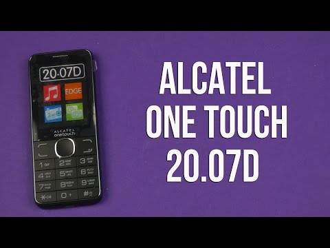 Распаковка Alcatel One Touch 2007D