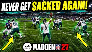 The SECRET Trick To Get PERFECT Pass Protection In Madden 27!