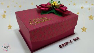 Diy Simple Gift For Christmas | Giftbox Tutorial | Kotak Natal | Christmas Box