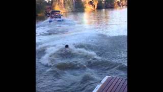 Wakeboarding dry start fail