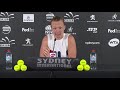 Kiki Bertens press conference (QF) | Sydney International 2019