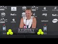 Kiki Bertens press conference (QF) | Sydney International 2019