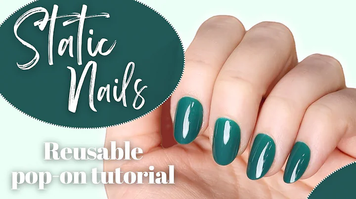 Reseña y demostración de uñas estáticas reutilizables de Static Nails