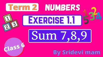 6th maths tamil Term 2 Chapter 1 ( Numbers ) exercise 1.1 sum 7 8 9 TN samacheer class 6 maths ex