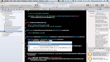 Learning iOS Development Part 45 (Grouping in UITableView)