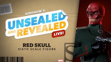 Red Skull Sixth Scale Figure - Unsealed and Revealed