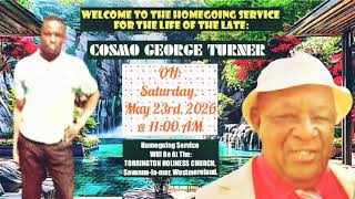 Mr Cosmo George Turner Homegoing Service Part One 