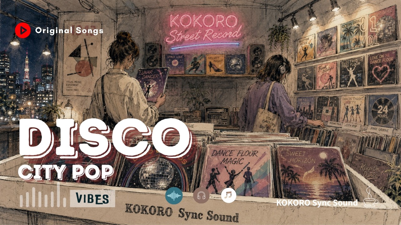 💖ディスコ × シティポップ・アルバム（日本語オリジナル）：Disco