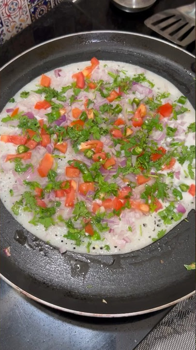 Onion Tomato Uttapam | Uttapam #shorts #youtubeshorts #short