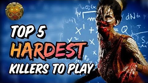 TOP 5 HARDEST KILLERS TO PLAY - Dead By Daylight Top 5 Fridays