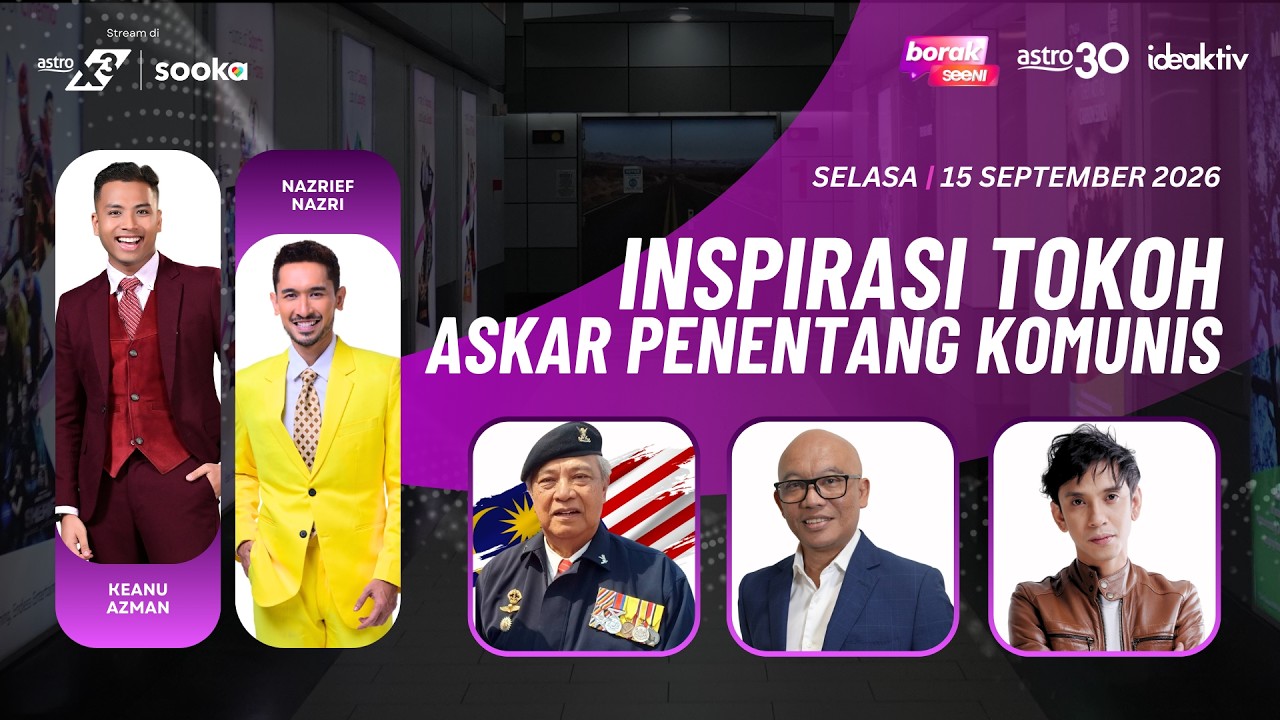 Inspirasi Tokoh Askar Penentang Komunis | Borak SeeNI (15 September)
