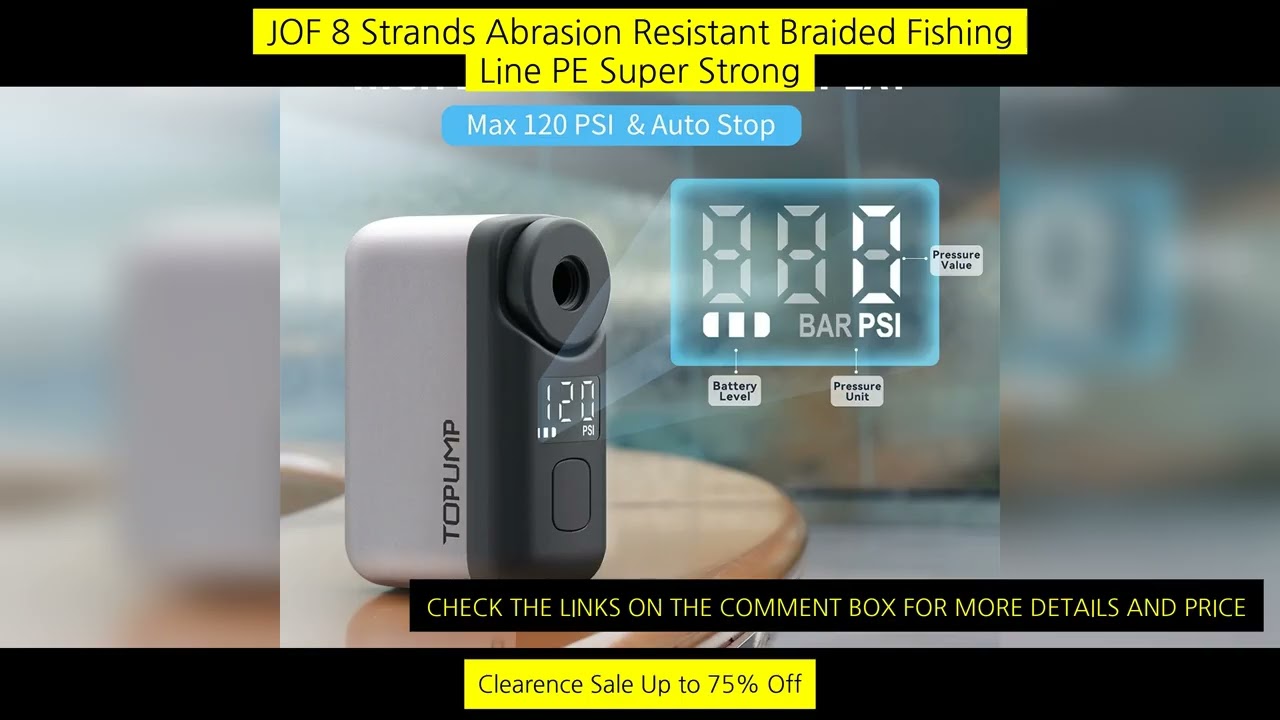 Topump Tb2 Pro Mini Portable Electric Pump For Bike Cordless Tire Inflator