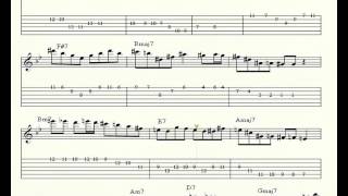 Andreas Oberg- My kind of bebop- Transcription chords